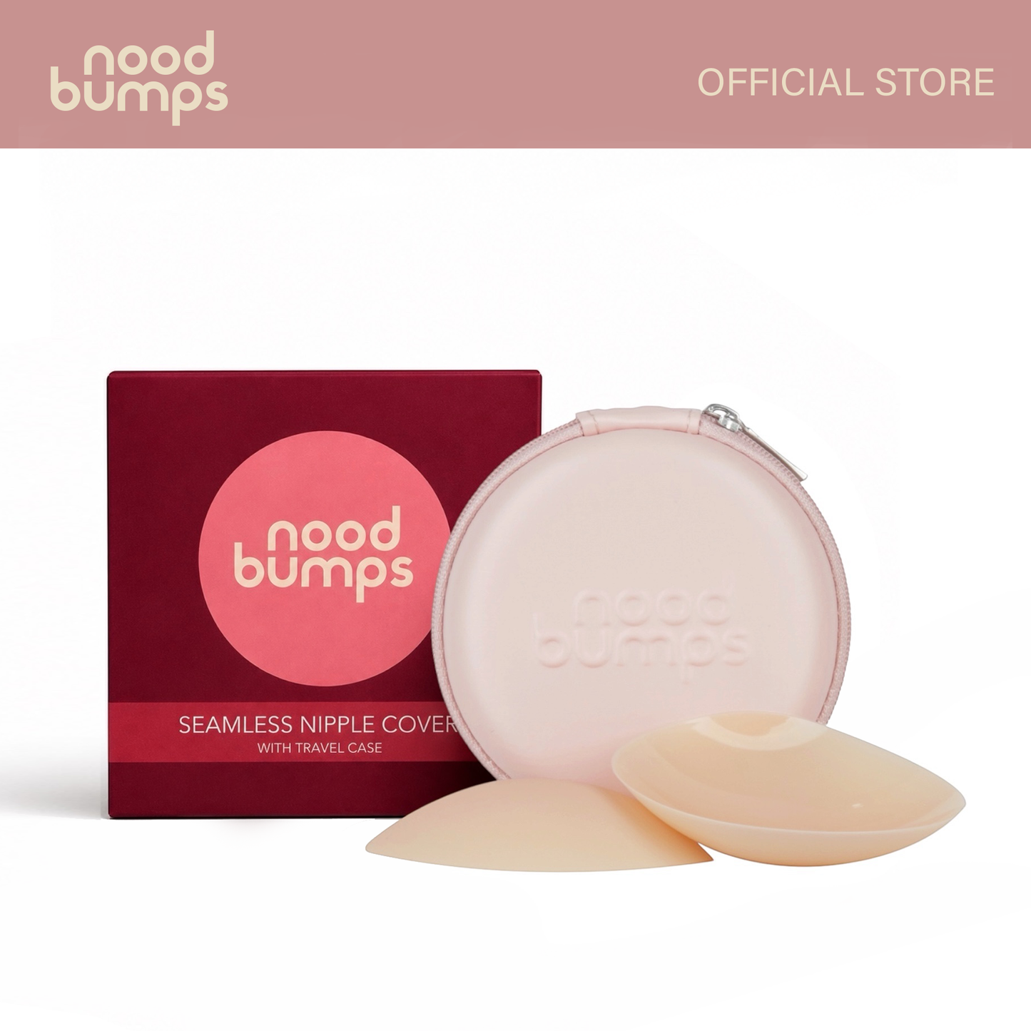 Ultra Seamless Nipple Covers with Travel Case